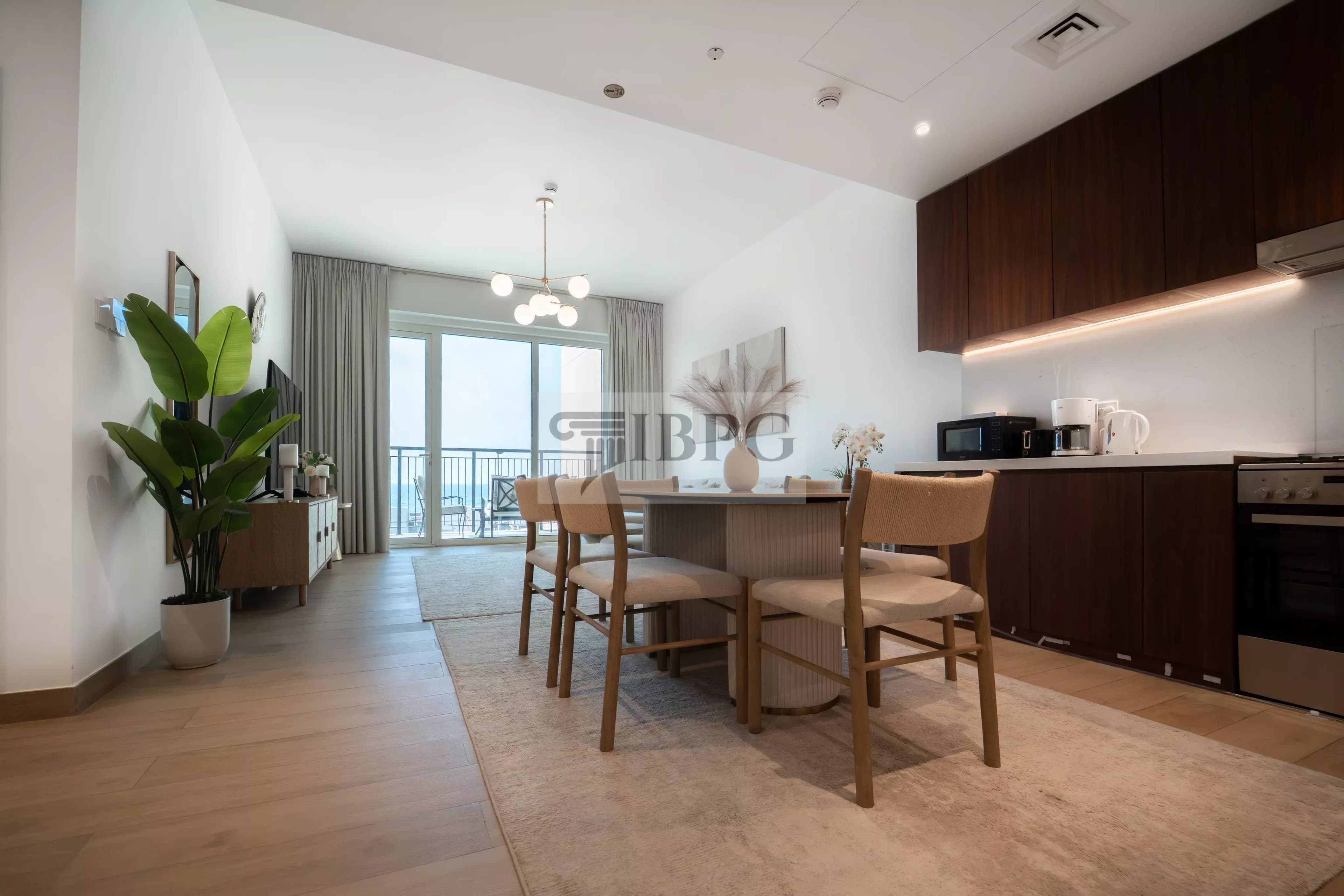 1BR La mer sea view 837 sqft Fully Furnished Jumeirah