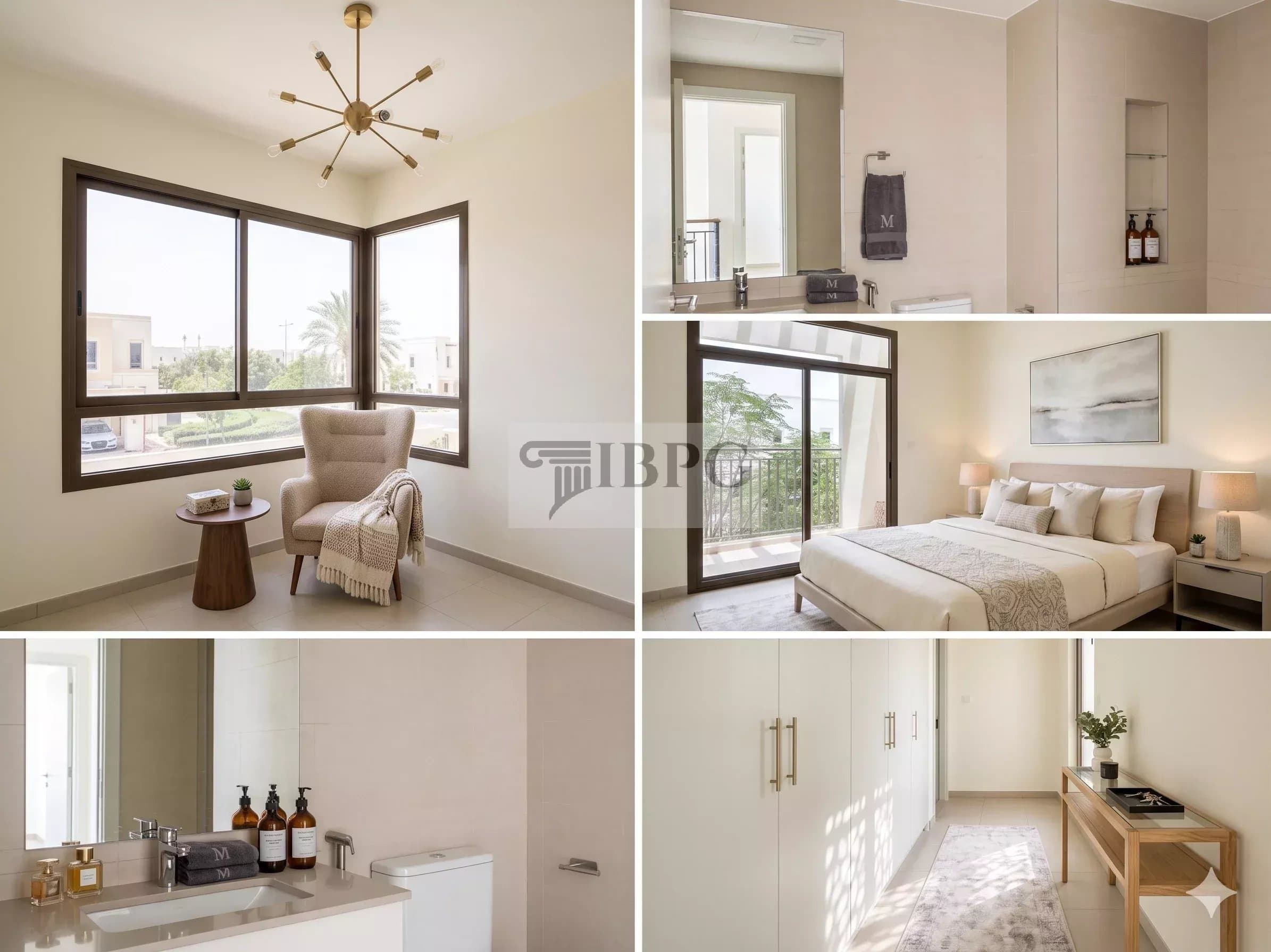 3BR +Maid Townhouse | Naseem Townsquare | Back To Back 4